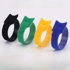 20pcs Multicolor Cat Style Magic Strap for Data Cable Bundle