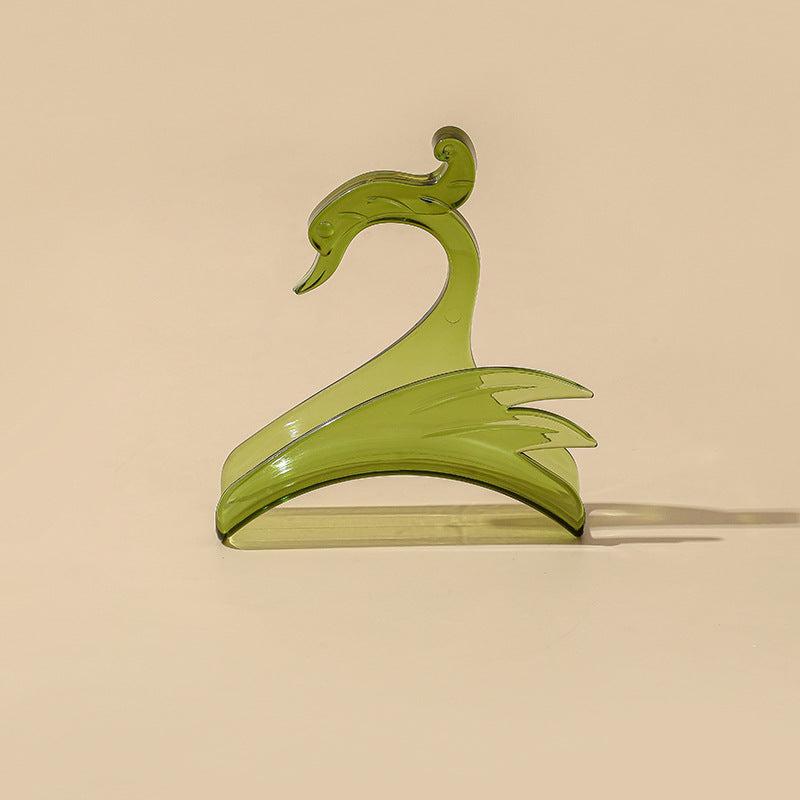 Swan Shaped Wardrobe Bag Hook Hat Scarf Hanger