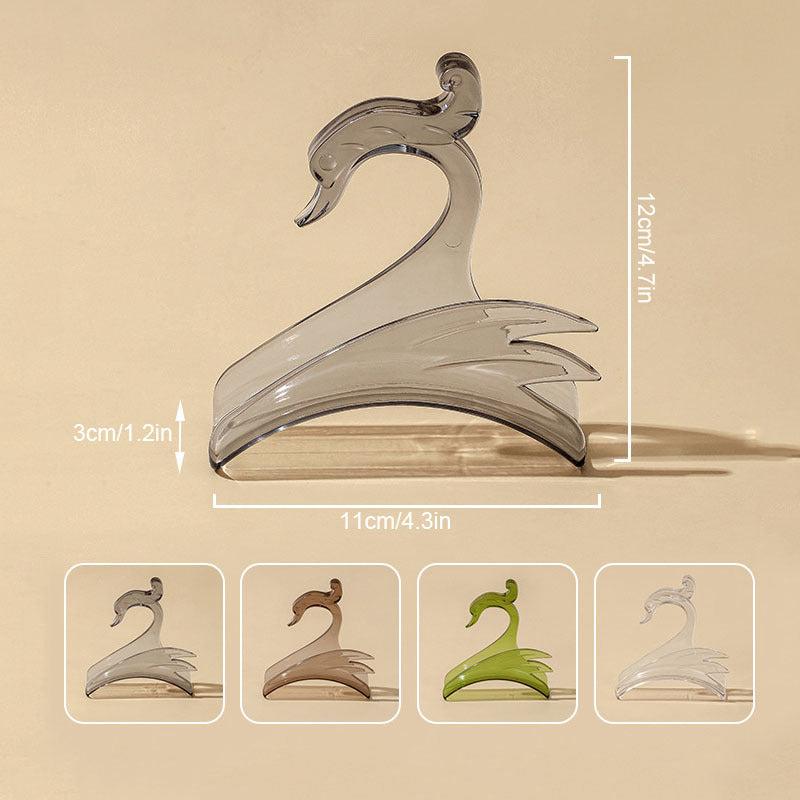 Swan Shaped Wardrobe Bag Hook Hat Scarf Hanger