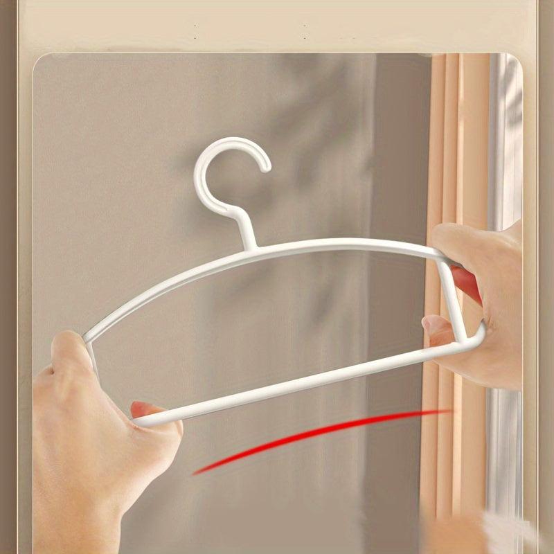 Rubber Half round Wide Shoulder Anti slip Hanger for Clothes