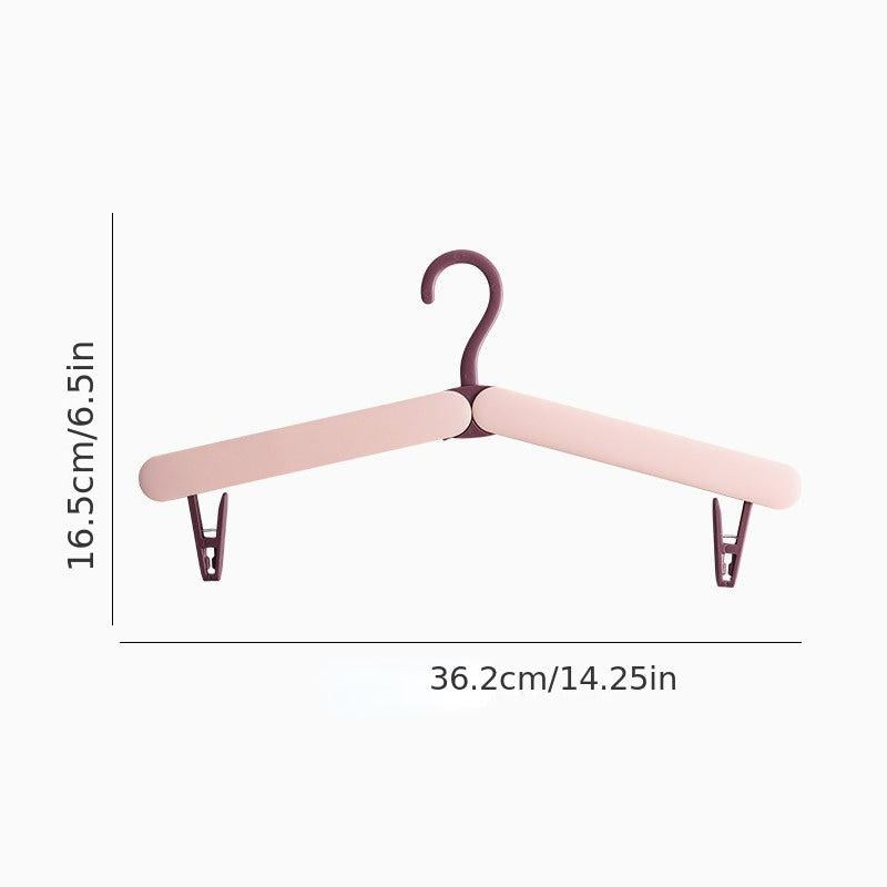 Portable Folding Clothes Hanger Travel Home Storage Device
