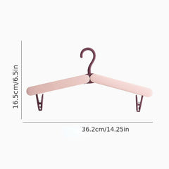 Portable Folding Clothes Hanger Travel Home Storage Device