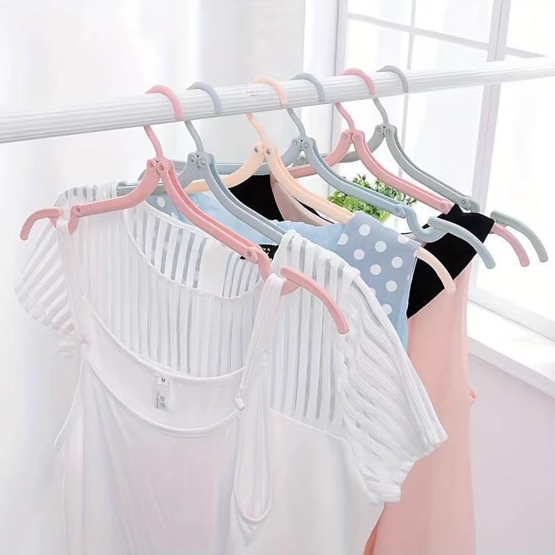 4pcs Folding Hanger Travel Portable Storage Trip Telescopic Drying Rack