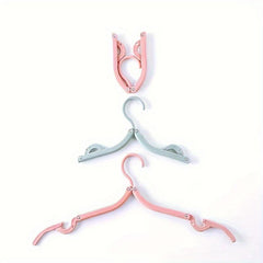 4pcs Folding Hanger Travel Portable Storage Trip Telescopic Drying Rack