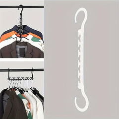 Foldable Closet Organizer & Storage Rack Clothes Hanger - Save Wardrobe Space