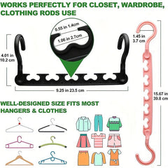 Foldable Closet Organizer & Storage Rack Clothes Hanger - Save Wardrobe Space