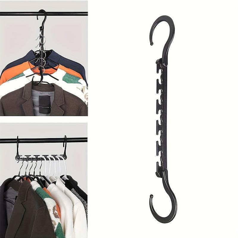 Foldable Closet Organizer & Storage Rack Clothes Hanger - Save Wardrobe Space