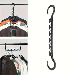 Foldable Closet Organizer & Storage Rack Clothes Hanger - Save Wardrobe Space