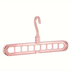 5pcs Multifunctional Hanger Hanging Storage Dormitory Magic 9-hole