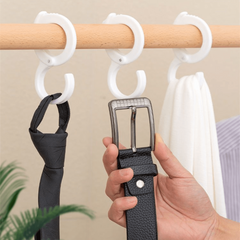 5pcs Adjustable S Shaped Hook Safety Buckle Hanger