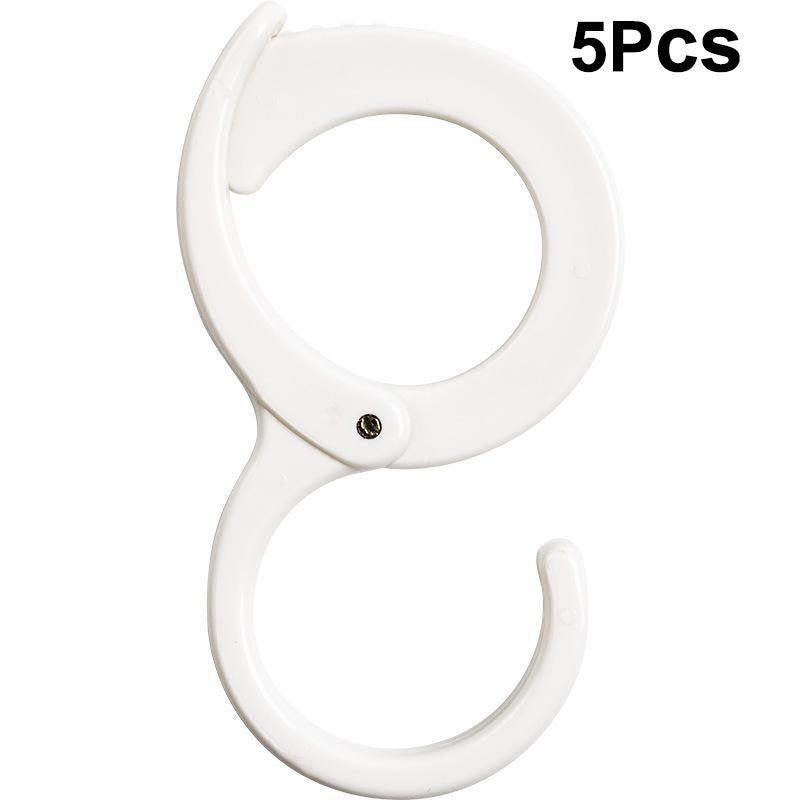 5pcs Adjustable S Shaped Hook Safety Buckle Hanger