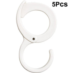 5pcs Adjustable S Shaped Hook Safety Buckle Hanger
