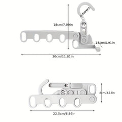 Portable Folding Clothes Hanger Rack for Travel Dorm Business Hotels