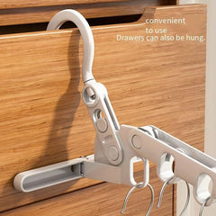 Portable Folding Clothes Hanger Rack for Travel Dorm Business Hotels