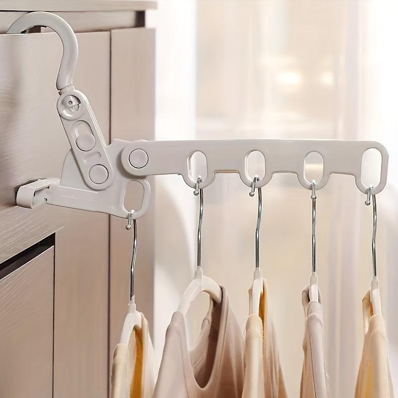 Portable Folding Clothes Hanger Rack for Travel Dorm Business Hotels