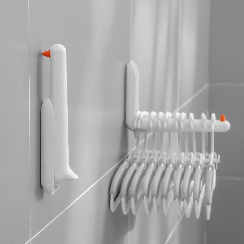 Foldable Bird Clothes Hanger Storage Rack