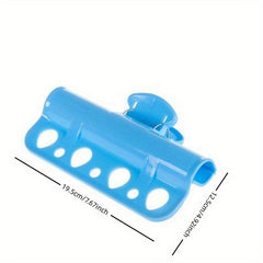 1pc Plastic Clothes Hanger Windproof Hanger Fixed Clamp Clothes Rod Large Clip