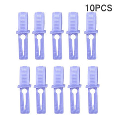 10pcs Home Clothes Hanger Organizer Hook Anti Slip Fixed Buckle