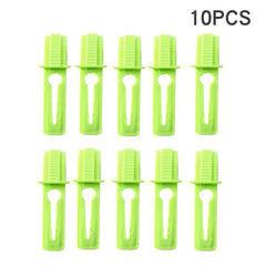 10pcs Home Clothes Hanger Organizer Hook Anti Slip Fixed Buckle