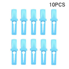 10pcs Home Clothes Hanger Organizer Hook Anti Slip Fixed Buckle