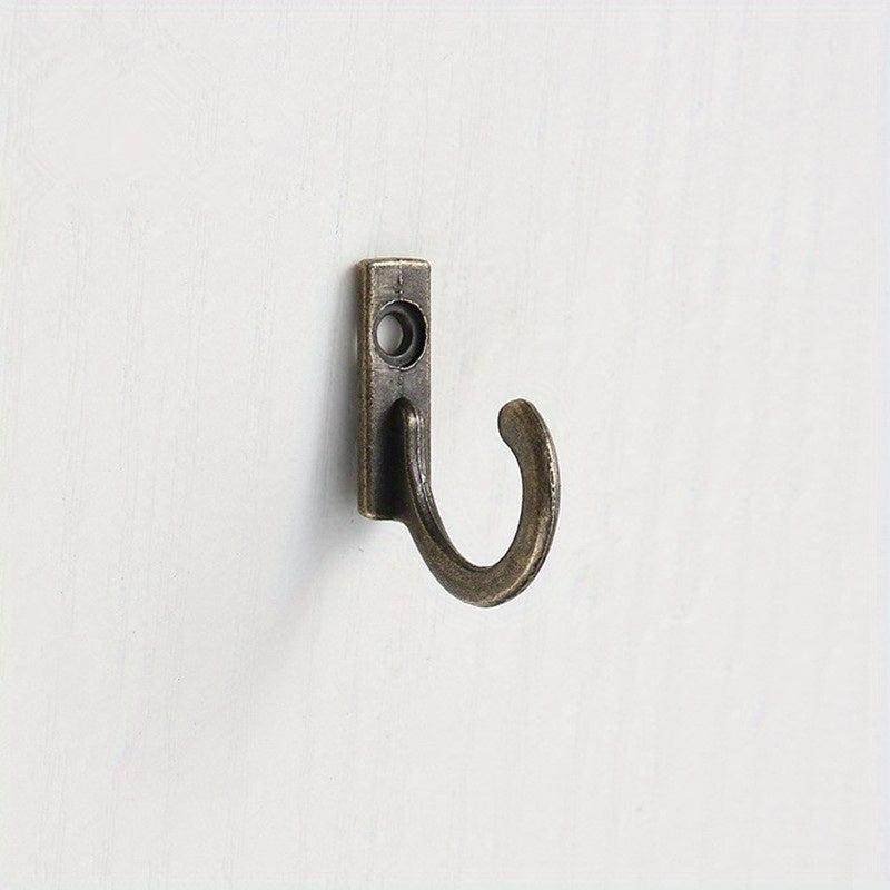 Mini Iron Coat Hooks Metal Wall Mounted Wood Slatwall Coat Hanger