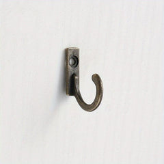 Mini Iron Coat Hooks Metal Wall Mounted Wood Slatwall Coat Hanger