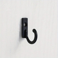 Mini Iron Coat Hooks Metal Wall Mounted Wood Slatwall Coat Hanger