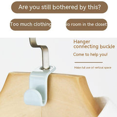 10pcs Plastic S Hooks for Cabinet Clothes Hanging Rack