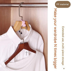 10pcs Plastic S Hooks for Cabinet Clothes Hanging Rack