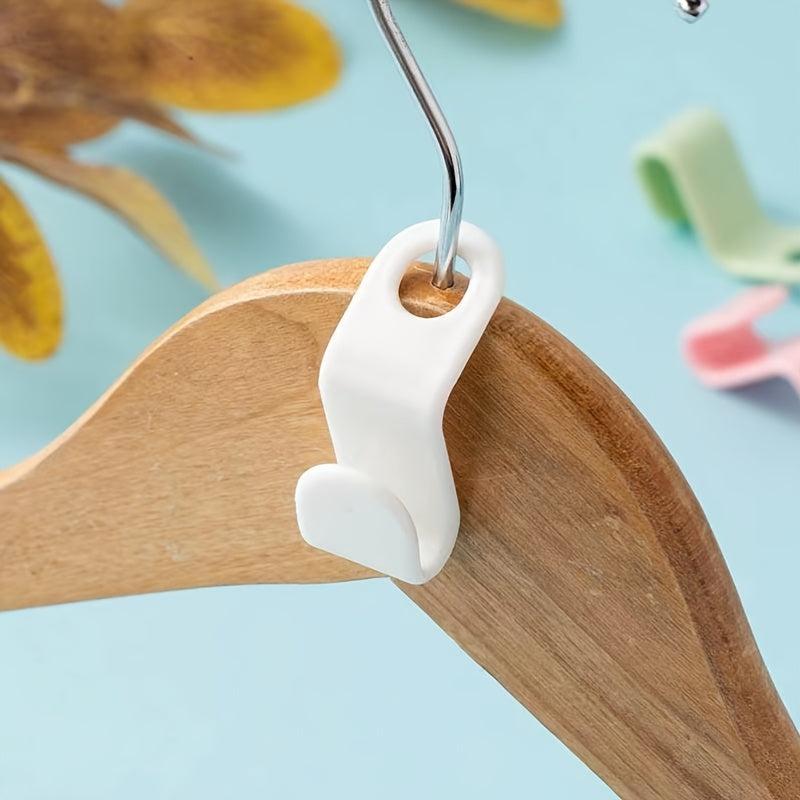 10pcs Plastic S Hooks for Cabinet Clothes Hanging Rack
