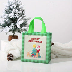 Creative Cartoon Christmas Style Printed Gift Bag Non-woven Packaging