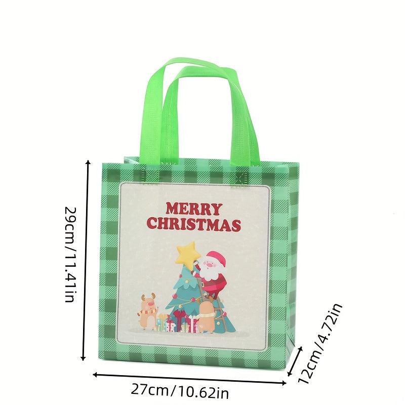 Creative Cartoon Christmas Style Printed Gift Bag Non-woven Packaging