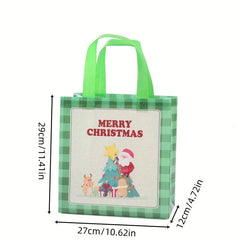 Creative Cartoon Christmas Style Printed Gift Bag Non-woven Packaging