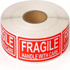 Handle with Care Fragile Stickers 500 pcs 2.54x7.62 cm Adhesive Labels