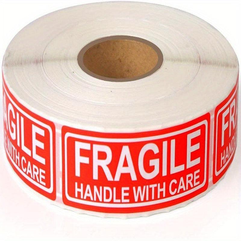 Handle with Care Fragile Stickers 500 pcs 2.54x7.62 cm Adhesive Labels
