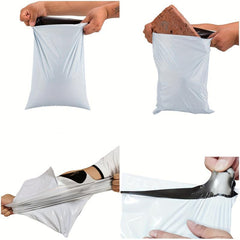 100pcs Plastic Envelope Bags Self Adhesive Seal for Mailing & Courier