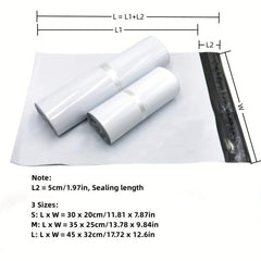 100pcs Plastic Envelope Bags Self Adhesive Seal for Mailing & Courier