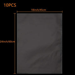 10pcs Clear Cellophane Basket Bags Large Size for Gifts