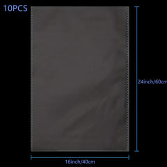 10pcs Clear Cellophane Basket Bags Large Size for Gifts