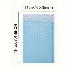 20pcs Multicolor Bubble Mail Bag Envelopes 11x19cm Small Business Packaging