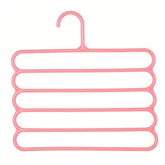 3pcs Multifunctional 5-layer Hangers Pants Wardrobe Hanging Rack
