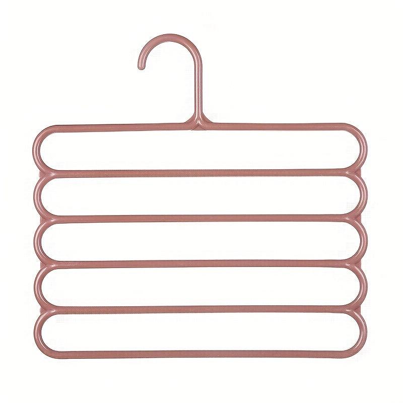 3pcs Multifunctional 5-layer Hangers Pants Wardrobe Hanging Rack