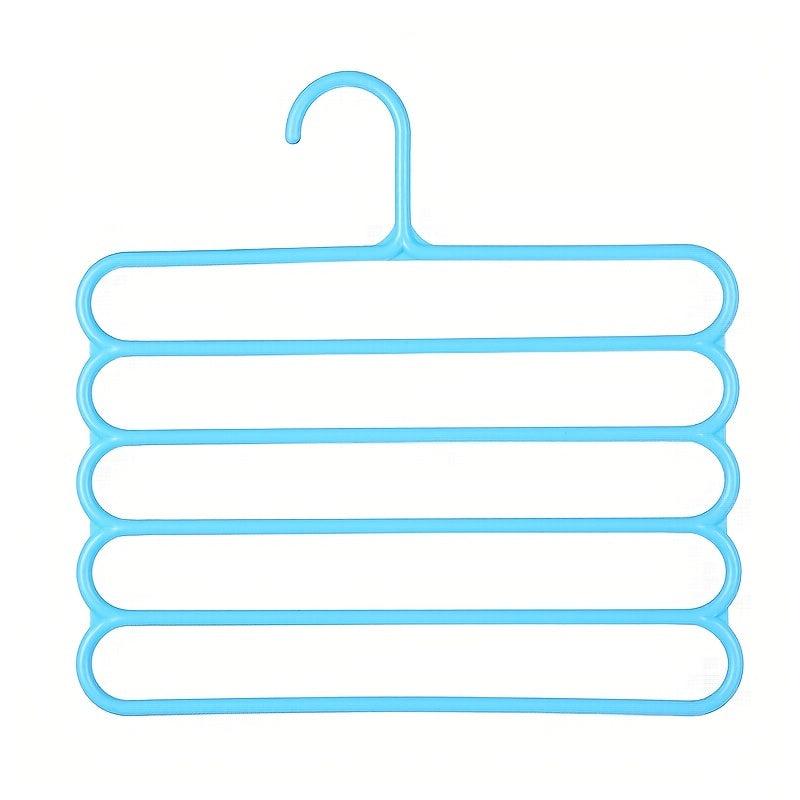 3pcs Multifunctional 5-layer Hangers Pants Wardrobe Hanging Rack