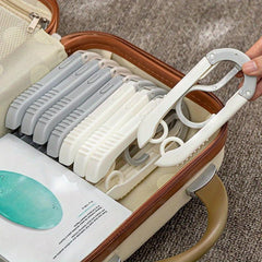 2pcs Hotel Portable Travel Clothes Hanger Foldable & Functional