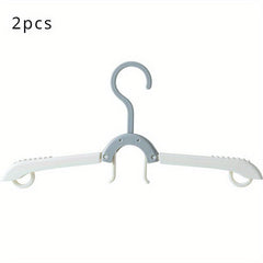 2pcs Hotel Portable Travel Clothes Hanger Foldable & Functional