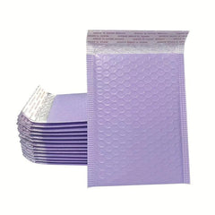 12-Pack Purple Bubble Mailers 10.92x19.05cm Padded Poly Bubble Mailers
