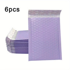 12-Pack Purple Bubble Mailers 10.92x19.05cm Padded Poly Bubble Mailers