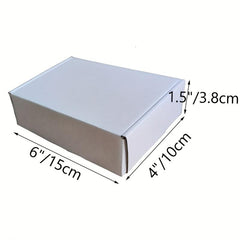 50pcs Small Mailer Boxes 15-24x10-16x3.81cm - Corrugated Cardboard Box