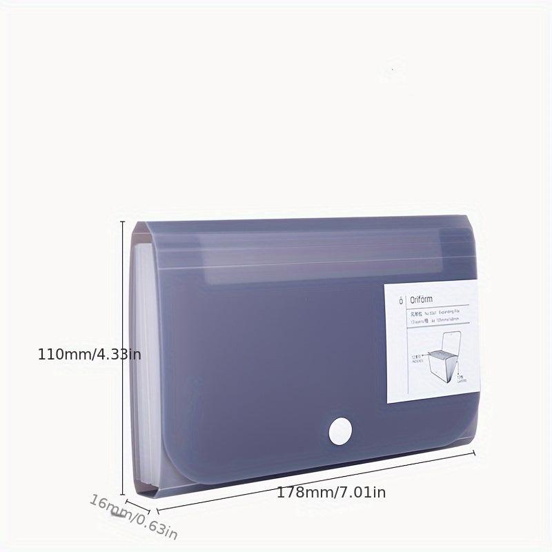 A6 Expanding File Folder 13 Slot Pocket