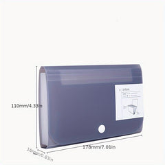 A6 Expanding File Folder 13 Slot Pocket